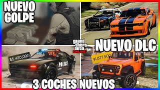 NUEVO DLC de GOLPE TODO lo NUEVO 3 COCHES NUEVOS REGALOS ROPA MISIONES amp MÁS  GTA Online [upl. by Champaigne]