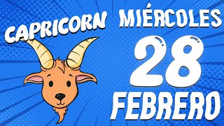 𝐓𝐑𝐄𝐌𝐄𝐍𝐃𝐎 𝐍𝐎𝐓𝐈𝐂𝐈𝐎𝐍 𝐌𝐔𝐘 𝐅𝐔𝐄𝐑𝐓𝐄𝐄𝐄 ❗️😨 CAPRICORNIO ♑ Horoscopo de hoy CAPRICORNIO 28 DE FEBRERO 2024 [upl. by Sakul]