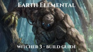 How to beat the Earth Elemental  Witcher 3 Death March [upl. by Moran765]