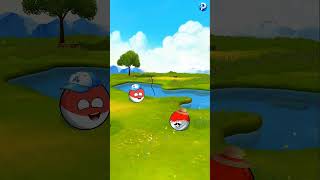 Mancing iPhone Di kali animasi lucu countryballs [upl. by Strage]