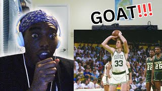 FIRST TIME WATCHING Larry Bird  Ultimate Mixtape REACTION [upl. by Champaigne]