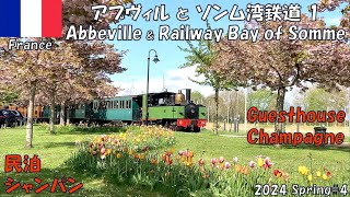 Steam Train and French cuisine  Abbeville France  Europe railway travel [upl. by Nor]