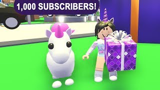 1000 Subcriber Special Thank you Youre The Best  ROBLOX Adopt Me [upl. by Inalej121]