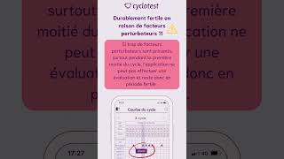 Durablement fertile  Découvrez pourquoi APP cyclotest mysense [upl. by Shetrit334]