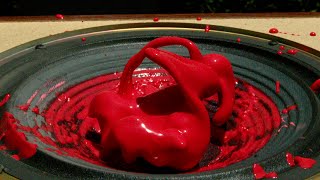 NonNewtonian Fluid in Slow Motion  The Slow Mo Guys [upl. by Kassia]