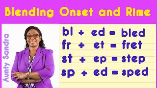 Blending consonant blends with short e rimes  Onset amp rimes  Listening Skill  Learning to Read [upl. by Jody]