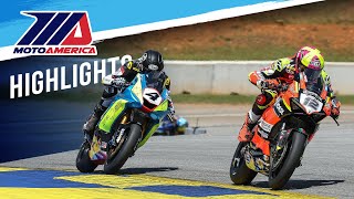 MotoAmerica Supersport Race 2 Highlights at Road Atlanta 2023 [upl. by Vivianna]