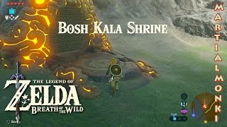 Zelda Breath Of The Wild  Bosh Kala Shrine Proxim Bridge [upl. by Yhprum]