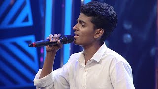 Paadam Namukku Paadam  Aravind sings Kannaana Kanney  Mazhavil Manorama [upl. by Lavena]