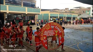 IE quotSINCHI ROCAquot 2023 2do Sec en Desfile interno  Olimpiadas 14 Sept Urb San AgustínComas [upl. by Alenson]