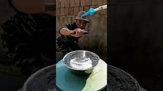 slow motion effect video water slowmotion youtubeshorts asmr [upl. by Frechette73]