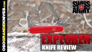 Victorinox Swiss Army Explorer Knife Review  OsoGrandeKnives [upl. by Nivart30]