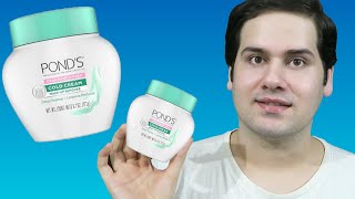 PONDS  Fragrance Free Cold Cream Cleanser amp Makeup Remover Review [upl. by Notanhoj]