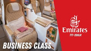 Emirates 777200LR Business Class Dubai to Mumbai  Aviation Geeks [upl. by Leila596]