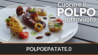 Cuocere il polpo sottovuoto  La ricetta POLPOEPATATE0 [upl. by Japheth]