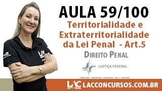 TRF 1ª Região  Direito Penal  Territorialidade e Extraterritorialidade da Lei Penal Art5 59100 [upl. by Abixah]