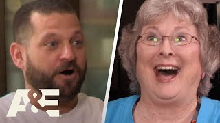 Storage Wars Battle Edition Granny Pottymouth Meets Brandi amp Jarrod Season 10  AampE [upl. by Hildy]