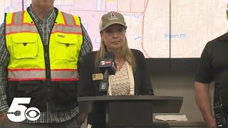 Bentonville officials provide update after possible tornado [upl. by Aihsram233]