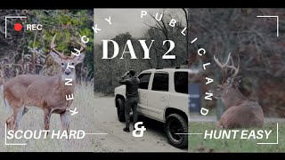 Ky Public Land Quota Hunt24 DAY23 SCOUT [upl. by Eustazio]