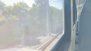 Caltrain During Electrification Baby Bullet 707 Stadler KISS EMU Set 323324 [upl. by Thetes]