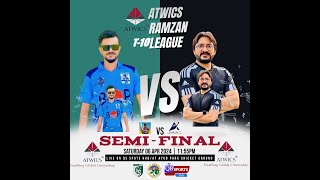 Live  M23  1st SemiFinal  AGRIUS IT vs PASSION CC  ATWICS Ramzan T10 League  QS Sports Hub [upl. by Balas]