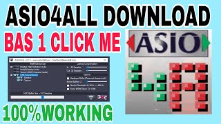 ASIO4ALL DRIVER DOWNLOAD  WINDOWS 78110 ASIO4ALLDOWNLOAD [upl. by Yrollam]