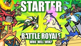 Starter Pokemon Battle Royale 💥 Collab With Gnoggin [upl. by Barbra]