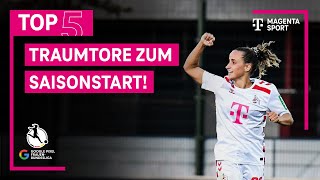 Top5  Woche 1  Google Pixel FrauenBundesliga  MAGENTA SPORT [upl. by Hamaso]