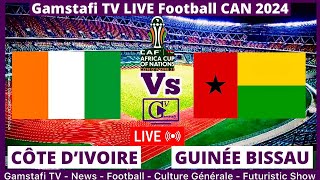 Côte dIvoire vs Guinée Bissau En Direct CAN 2024 Commenté en temps réel  Gamstafi TV [upl. by Dorkas]