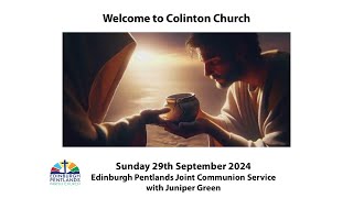 Edinburgh Pentlands Morning Service of Holy Communion 29th September 2024 [upl. by Maloney]