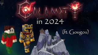 Fighting Plantera in 2024 Terraria Calamity Death Mode w Gougou 16 [upl. by Airdnoed316]