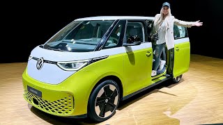 The NEW Futuristic VW Mini Bus  ID BUZZ [upl. by Anestassia]