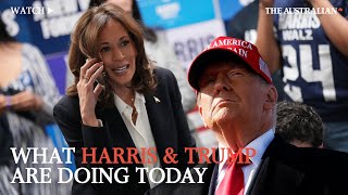 What Kamala Harris and Donald Trump are doing on election day [upl. by Jocelyne]