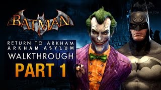 Batman Return to Arkham Asylum Walkthrough  Part 1  Intro [upl. by Papageno714]