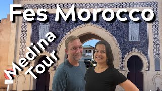 FES MEDINA TOUR  Explore the Ancient Medina of Fez Morocco  travel to Fez Morocco [upl. by Felita]