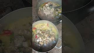 Khmer sour soup fish with banana trout soup shortvideo foryoupage foodshow [upl. by Eirruc938]