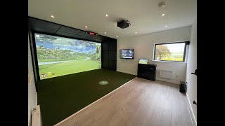 Uneekor Eye Xo Golf Simulator with 4K projector [upl. by Namaj708]