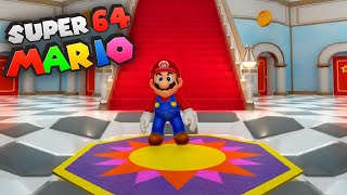 Super Mario 64 Reimagined  SM64 Remake  Remaster For PC no Switch  Full Game Walkthrough 100 [upl. by Gustin]