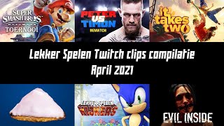 Lekker Spelen Twitch clips compilatie  April 2021 [upl. by Ledniahs]