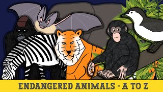 Endangered Animals A to Z [upl. by Daffy]