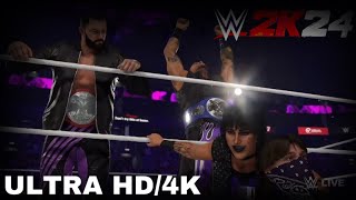 WWE2K24Judgement Day Full Official Entrance4K amp Ultra HD Quality [upl. by Eddina]