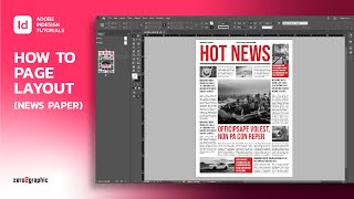 How to Create Page layout Design News Paper in Adobe Indesign CC [upl. by Ettevram]