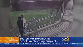 NYPD Releases Video Of Suspects In Brownsville Shooting [upl. by Anidene]