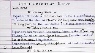 Utilitarianism Theory  Hedonistic Calculus Bentham amp Mill  Jurisprudence  lawtitansalok [upl. by Oicnaneb]