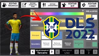 Kit da Seleção Brasileira para Dream League Soccer 2022 [upl. by Ennaxxor304]