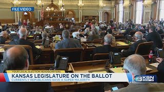 Democrats look to shake Republican supermajority in Kansas legislature [upl. by Lebasy994]