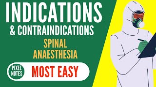 Indications amp Contraindications of Spinal Anesthesia [upl. by Chaworth]