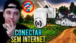 Como configurar CÂMERA IP Wifi SEM INTERNET [upl. by Ahcsim]