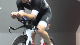 2016 CEEPO Viper Windtunnel Test Triathlon Bike [upl. by Elamrej479]