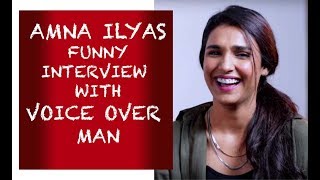 Amna Ilyas funny interview with Voice Over Man  Episode 16 [upl. by Myca]